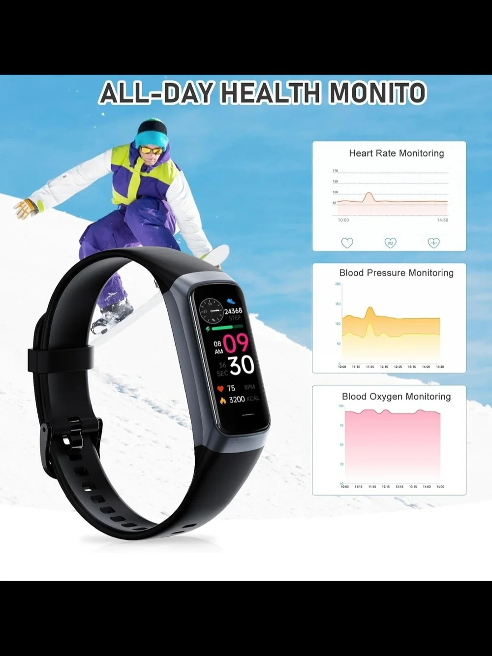 Smart ness Band - Black